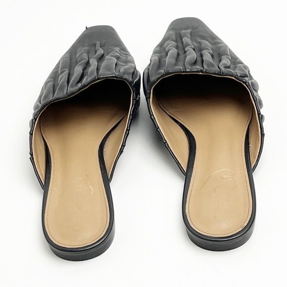 SAM EDELMAN Cecilia Black Soft Leather Slip On Mules, Size 7.5 - Picture 7 of 9